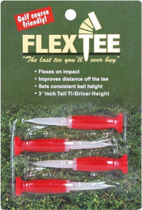 Flex Tee XL (3", Red/White, 4pk) NEW Flex Tee XL (3", Red/White, 4pk) NEW