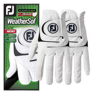 Footjoy WeatherSof 2018 Glove (Men's RIGHT Regular, 2 GLOVE VALUE PACK) NEW Footjoy WeatherSof 2018 Glove (Men's RIGHT Regular, 2 GLOVE VALUE PACK) NEW