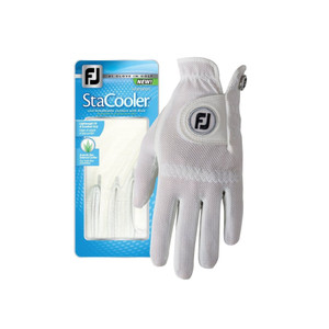 FootJoy StaCooler 2014 Golf Glove (White, LEFT, Women's) w/ Aloe NEW