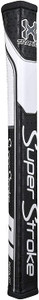 SuperStroke Traxion Pistol GT Tour Putter Grip (Black/White, 69g) Golf NEW SuperStroke Traxion Pistol GT Tour Putter Grip (Black/White, 69g) Golf NEW