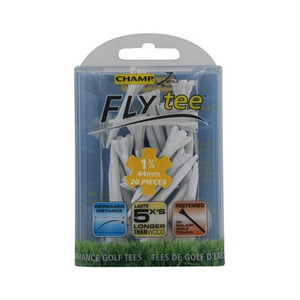 Champ Fly Tee (1 3/4", White, 20 pack) Performance Golf Tee NEW Champ Fly Tee (1 3/4", White, 20 pack) Performance Golf Tee NEW