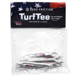 Zero Friction Turf Tees Power 3-Prong (3", USA, 10pk) Golf Tee / Repair Tool 5pk Bundle NEW Zero Friction Turf Tees Power 3-Prong (3", USA, 10pk) Golf Tee / Repair Tool 5pk Bundle NEW
