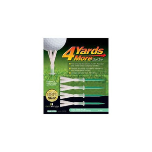 4 More Yards Golf Tees (4pk, 4" Green) GreenKeepers NEW 4 More Yards Golf Tees (4pk, 4" Green) GreenKeepers NEW