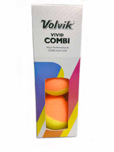 Volvik Vivid Combi Golf Balls (Orange/Yellow, 3pk) 1 Sleeve NEW Volvik Vivid Combi Golf Balls (Orange/Yellow, 3pk) 1 Sleeve NEW