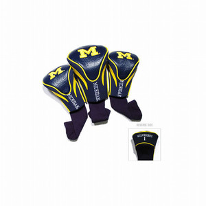 Team Golf Contour Golf Club Headcovers 3pk (Michigan, NAVY) NCAA NEW Team Golf Contour Golf Club Headcovers 3pk (Michigan, NAVY) NCAA NEW