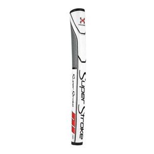 SuperStroke Traxion 1.0 PT Putter Grip (Gray/White/Red, 82g) Golf NEW SuperStroke Traxion 1.0 PT Putter Grip (Gray/White/Red, 82g) Golf NEW