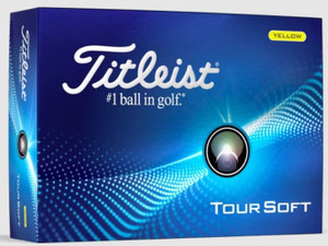 Titleist Tour Soft Golf Balls (Yellow, 12pk) 1dz 2024 NEW Titleist Tour Soft Golf Balls (Yellow, 12pk) 1dz 2024 NEW