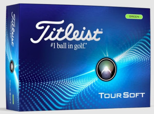 Titleist Tour Soft Golf Balls (Green, 12pk) 1dz 2024 NEW Titleist Tour Soft Golf Balls (Green, 12pk) 1dz 2024 NEW