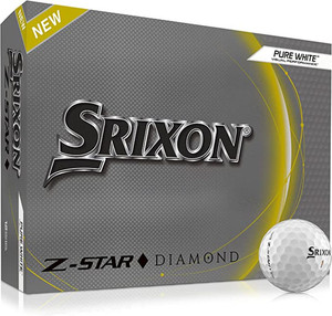 Srixon Z-Star Diamond Golf Balls (Pure White, Spinskin, 2023, 12pk) NEW Srixon Z-Star Diamond Golf Balls (Pure White, Spinskin, 2023, 12pk) NEW