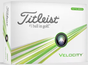Titleist Velocity Golf Balls (Matte Green, 12pk) 1 Dozen 2024 NEW Titleist Velocity Golf Balls (Matte Green, 12pk) 1 Dozen 2024 NEW