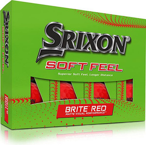 Srixon Soft Feel Golf Balls (Brite Red, 2023, 12pk) NEW Srixon Soft Feel Golf Balls (Brite Red, 2023, 12pk) NEW