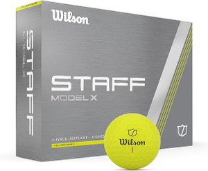 Wilson Staff Model X Golf Balls (Yellow, 12pk) 1dz 2024 NEW Wilson Staff Model X Golf Balls (Yellow, 12pk) 1dz 2024 NEW
