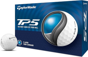 Taylor Made TP5 Golf Balls (White, 12pk) 1dz 2024 NEW Taylor Made TP5 Golf Balls (White, 12pk) 1dz 2024 NEW