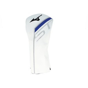 Mizuno ST Driver Headcover (White/Blue) 460cc ST Club Cover Golf Mizuno ST Driver Headcover (White/Blue) 460cc ST Club Cover Golf
