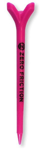 Zero Friction Power 3-Prong Tees (3", Pink, 12pk) Golf NEW Zero Friction Power 3-Prong Tees (3", Pink, 12pk) Golf NEW