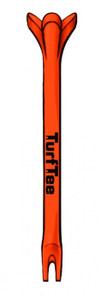 Zero Friction Turf Tees Power 3-Prong (3" Orange, 12pk) Golf Tee / Repair Tool NEW