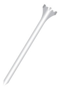 Zero Friction Victory 5-Prong Tees (3.25", White, 12pk) Golf NEW Zero Friction Victory 5-Prong Tees (3.25", White, 12pk) Golf NEW