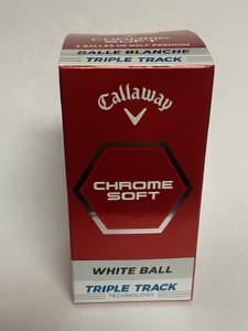 Callaway Chrome Soft Triple Track Golf Balls (White 2pk) 2 Ball Pack 2022 NEW Callaway Chrome Soft Triple Track Golf Balls (White 2pk) 2 Ball Pack 2022 NEW