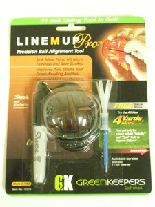 GreenKeepers Line M Up Pro (Black) Free 4 More Yards Golf Tee & Sharpie NEW GreenKeepers Line M Up Pro (Black) Free 4 More Yards Golf Tee & Sharpie NEW