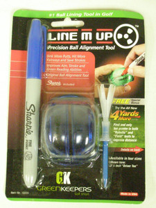GreenKeepers Line M Up Alignment Tool (Blue) Sharpie & Free Tee NEW GreenKeepers Line M Up Alignment Tool (Blue) Sharpie & Free Tee NEW