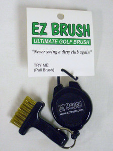 EZ Brush Ultimate Golf Brush Black Clip On Club Cleaning Tool NEW EZ Brush Ultimate Golf Brush Black Clip On Club Cleaning Tool NEW