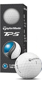 Taylor Made TP5 Golf Balls (White, 3pk) 1 Sleeve 2024 NEW Taylor Made TP5 Golf Balls (White, 3pk) 1 Sleeve 2024 NEW