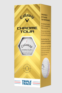Callaway Chrome Tour Triple Track Golf Balls (White, 3pk) 1 Sleeve 2024 NEW Callaway Chrome Tour Triple Track Golf Balls (White, 3pk) 1 Sleeve 2024 NEW