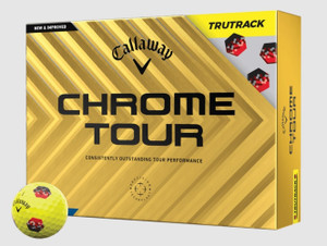 Callaway Chrome Tour Tru Track Golf Balls (Yellow/Black/Red, 12pk) 1dz 2024 NEW Callaway Chrome Tour Tru Track Golf Balls (Yellow/Black/Red, 12pk) 1dz 2024 NEW