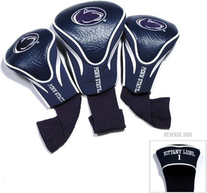 Team Golf Contour Golf Club Headcovers 3pk (Penn State Nittany Lions) NFL NEW Team Golf Contour Golf Club Headcovers 3pk (Penn State Nittany Lions) NFL NEW
