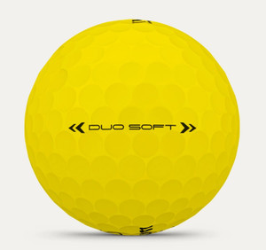 Wilson Staff Duo Soft Golf Balls (Yellow, 3pk) 1 Sleeve 2025 NEW