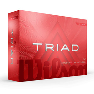 Wilson Staff Triad Golf Balls (White, 12pk) 1 DZ 2025 NEW Wilson Staff Triad Golf Balls (White, 12pk) 1 DZ 2025 NEW