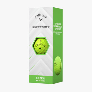 Callaway Supersoft Golf Balls (Matte Green, 3pk) 1 Sleeve 2025 NEW Callaway Supersoft Golf Balls (Matte Green, 3pk) 1 Sleeve 2025 NEW