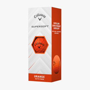 Callaway Supersoft Golf Balls (Matte Orange, 3pk) 1 Sleeve 2025 NEW Callaway Supersoft Golf Balls (Matte Orange, 3pk) 1 Sleeve 2025 NEW