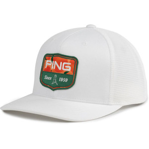 Ping Heritage Collection Snapback Hat (White, Adjustable) Golf Cap 2024 NEW Ping Heritage Collection Snapback Hat (White, Adjustable) Golf Cap 2024 NEW
