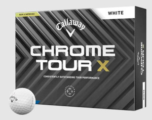 Callaway Chrome Tour X Golf Balls (White, 12pk) 1dz 2024 NEW Callaway Chrome Tour X Golf Balls (White, 12pk) 1dz 2024 NEW