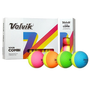 Volvik Vivid Combi Golf Balls (Assorted Dual, 12pk) 1 Dozen NEW Volvik Vivid Combi Golf Balls (Assorted Dual, 12pk) 1 Dozen NEW