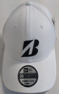 Bridgestone Golf New Era Fitted 2021 Hat (White, Medium-Large) NEW Bridgestone Golf New Era Fitted 2021 Hat (White, Medium-Large) NEW