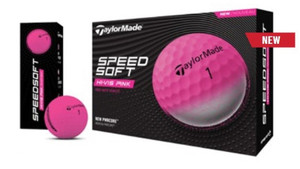 Taylor Made SpeedSoft Golf Balls (Hi-Vis Pink, 12pk) 1dz 2025 NEW Taylor Made SpeedSoft Golf Balls (Hi-Vis Pink, 12pk) 1dz 2025 NEW