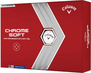 Callaway Chrome Soft Golf Balls 2022 (White 12pk) NEW Callaway Chrome Soft Golf Balls 2022 (White 12pk) NEW