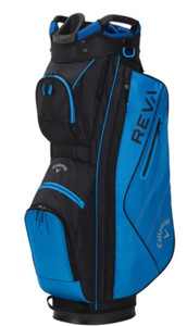 Callaway REVA Cart Bag (10.5", 14-way top, Blue/ Black, LADIES) NSW Callaway REVA Cart Bag (10.5", 14-way top, Blue/ Black, LADIES) NSW