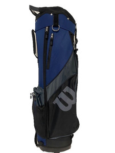 Wilson SGI Profile Stand Bag (5-way top, Navy/Black) Golf NSW Wilson SGI Profile Stand Bag (5-way top, Navy/Black) Golf NSW