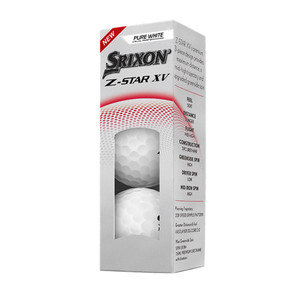 Srixon Z Star XV Golf Balls (Pure White, Spinskin, 3pk) 1 Sleeve 2025 NEW Srixon Z Star XV Golf Balls (Pure White, Spinskin, 3pk) 1 Sleeve 2025 NEW
