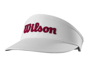 Wilson Staff Tour Visor (White/Red, Adjustable) Golf Hat 2025 NEW