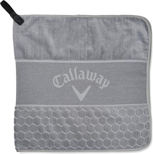 Callaway Tour Fold Towel (Silver, 18" x 18") 2023 Golf NEW Callaway Tour Fold Towel (Silver, 18" x 18") 2023 Golf NEW