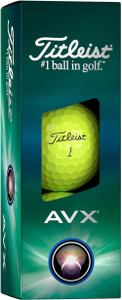 Titleist AVX Golf Balls (Yellow, 3pk) 1 Sleeve 2024 NEW Titleist AVX Golf Balls (Yellow, 3pk) 1 Sleeve 2024 NEW