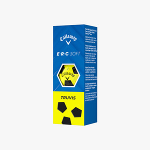 Callaway ERC Soft Truvis Golf Balls (Yellow/Black, 3pk) 1 Sleeve 2025 NEW Callaway ERC Soft Truvis Golf Balls (Yellow/Black, 3pk) 1 Sleeve 2025 NEW