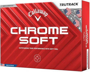 Callaway Chrome Soft Tru Track Golf Balls (USA, 12pk) 1dz 2024 NEW Callaway Chrome Soft Tru Track Golf Balls (USA, 12pk) 1dz 2024 NEW