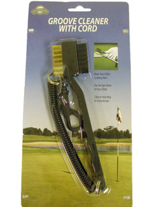On Course Golf Club Cleaner (Brush with Cord And Bag Clip) NEW On Course Golf Club Cleaner (Brush with Cord And Bag Clip) NEW