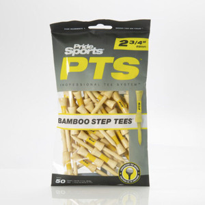 Pride Sports Professional Tee System Step Tees (2 3/4", Bamboo, 50pk) NEW Pride Sports Professional Tee System Step Tees (2 3/4", Bamboo, 50pk) NEW