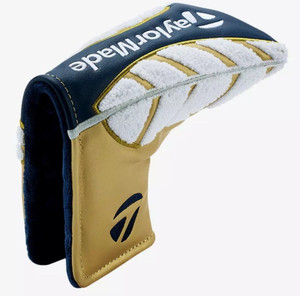 Taylor Made Pro Championship Putter Headcover (Navy/Gold, Blade) 2025 NEW Taylor Made Pro Championship Putter Headcover (Navy/Gold, Blade) 2025 NEW